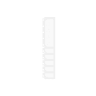 ABB SPA - ABBQRFV01XSS COMBI SEPAR BARRE VERT STRUT/VCE H=1000