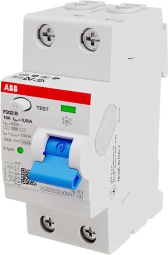 ABB SPA ABBF202B3016 F202 B DIFF.PURO 2P B 16/30