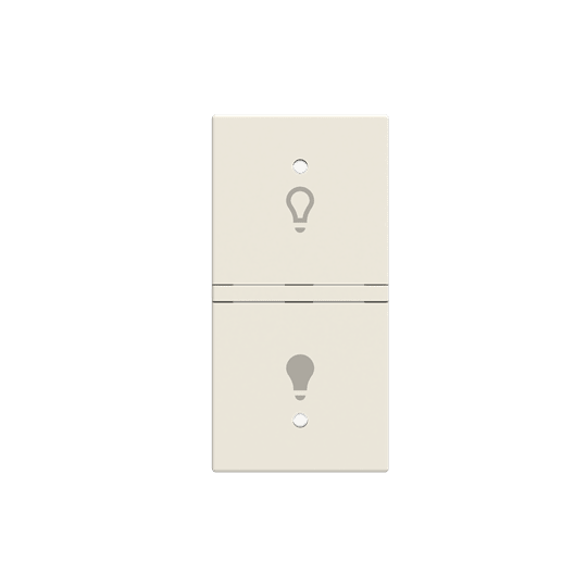 ABB SPA ABBZ1803BB N2121.1 BB COVER SX SIMB.LUCE 1M, T.BIAN