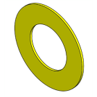 ABB SPA - ABB2TLA030054R1000 EMERGENCY STOP SIGN 32,5MM TYPE ABB