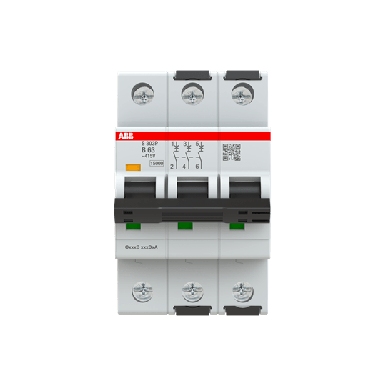 ABB SPA ABBS303PB63 S303P B63 INTERRUTTORE AUTOMATICO 25KA 3