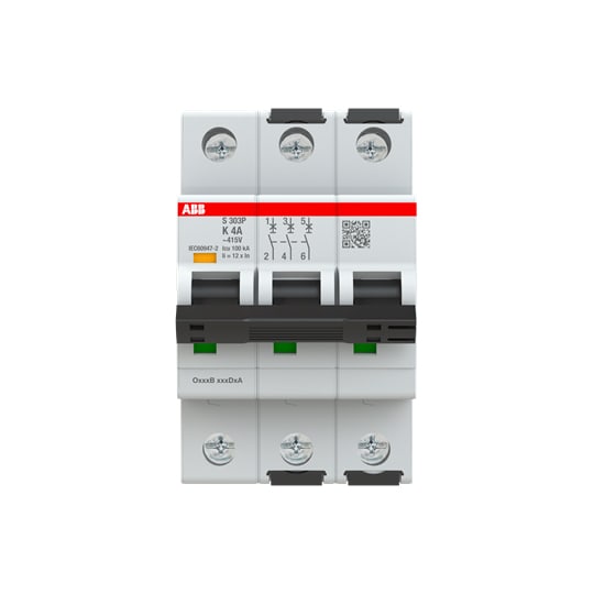 ABB SPA ABBS303PK4 S303P K 4 INTERRUTTORE AUTOMATICO 25KA 3