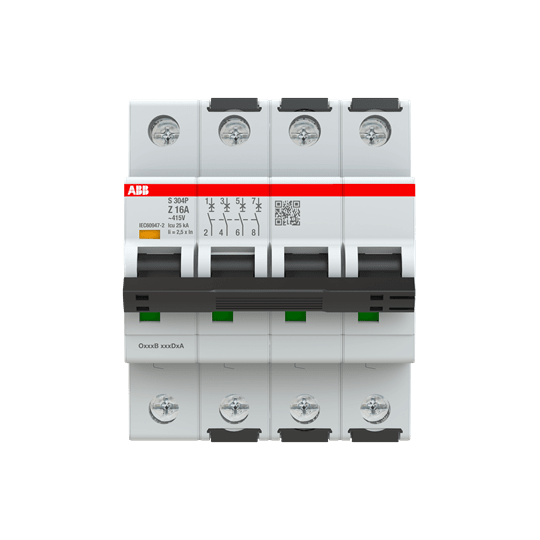 ABB SPA ABBS304PZ16 S304P Z16 INTERRUTTORE AUTOMATICO 25KA 4