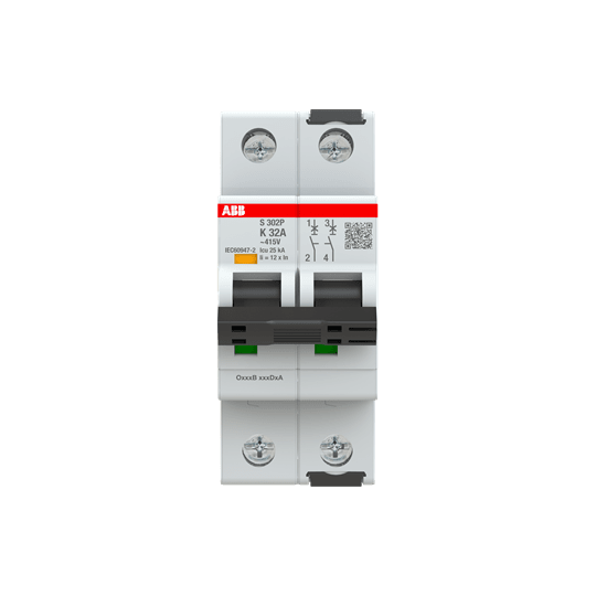 ABB SPA ABBS302PK32 S302P K32 INTERRUTTORE AUTOMATICO 25KA 2