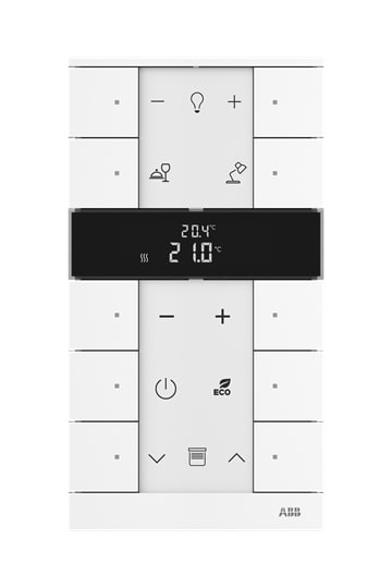 ABB SPA ABB2CKA006220A0865 TENTON RTC 10 PULS. BIANCO