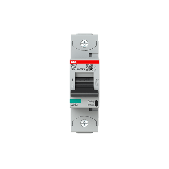 ABB SPA ABBS801PB100 S801P-B100 INT. MAGNETOTERMICO 50KA 1P