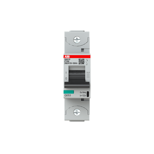 ABB SPA ABBS801PC100 S801P-C100 INT. MAGNETOTERMICO 50KA 1P