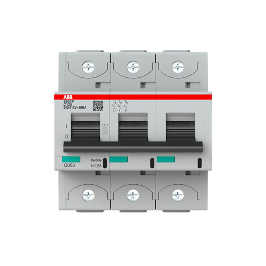 ABB SPA ABBS803PC125 S803P-C125 INT. MAGNETOTERMICO 50 KA 3P