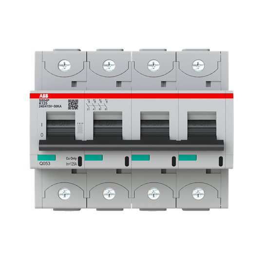 ABB SPA ABBS804PK125 S804P-K125 INT.MAGNETOTERMICO 50KA 4P
