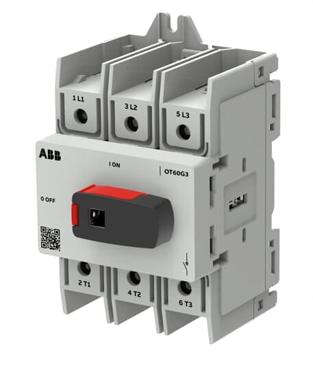 ABB SPA ABBOT60G3-3BS OT60G3-3BS SEZ. FR3 BASE/DIN 3P