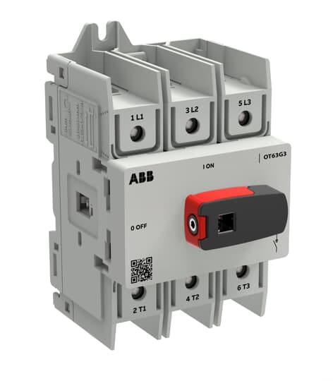 ABB SPA ABBOT63G3-3BS OT63G3-3BS SEZ. FR3 BASE/DIN 3P