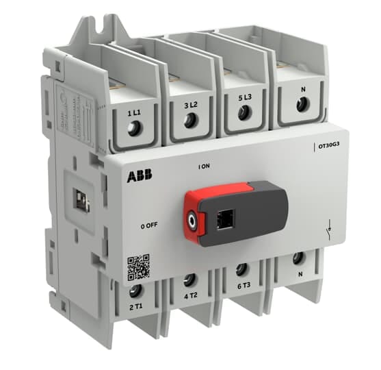 ABB SPA ABBOT30G3-4BSN2 OT30G3-4BSN2 SEZ. FR3 BASE/DIN 4P