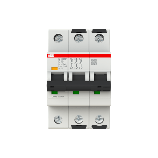 ABB SPA ABBM303P40 M303 40A INTERRUT.SOLO MAGNETICO 25KA 3P