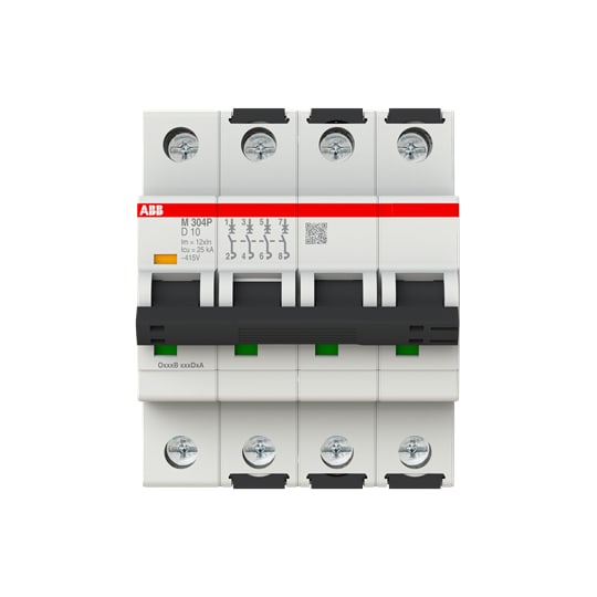 ABB SPA - ABBM304P10 M304 10A INTERRUT.SOLO MAGNETICO 25KA 4P