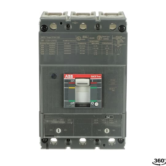 ABB SPA ABB1SDA075305R1 XT4V 250 TMA 200 1000..2000 3P FF UL/CSA
