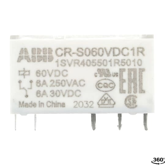ABB SPA ABBCRS060VDC1R CR-S060VDC1R REL? X ZOCCOLO 6 MM