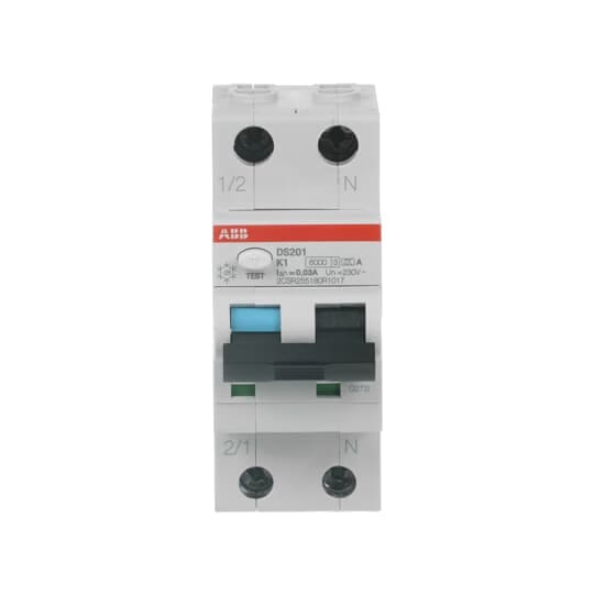 ABB SPA ABBDS201K1A30 DS201 INT.DIFF.MAGN.6KA 1P+N A K1 30MA