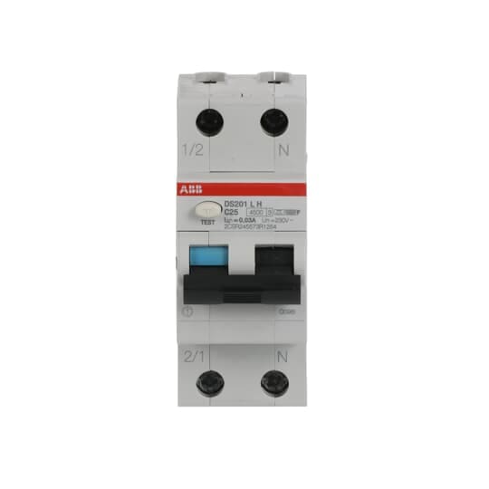 ABB SPA ABBDS201LHC25F30 DS201 L H INT.DIFF.MAGN.4,5KA 1P+N C25 F