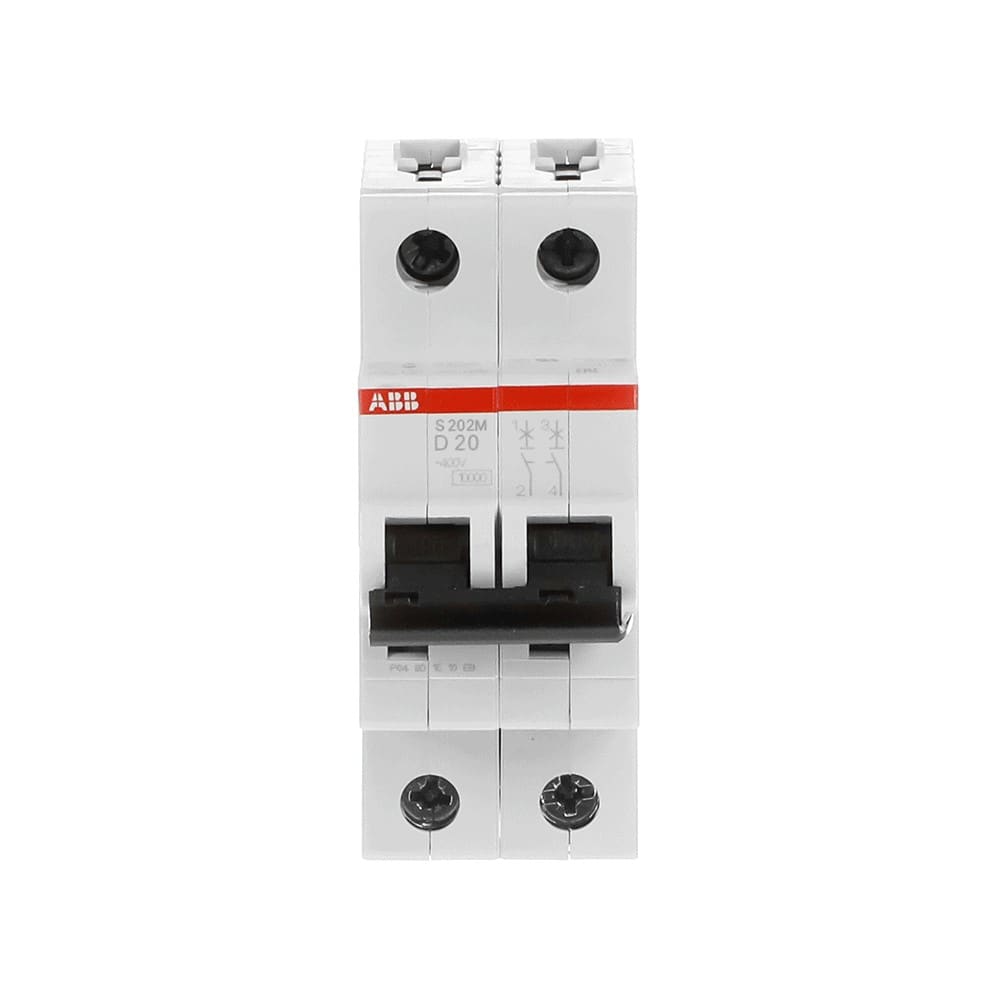 ABB SPA ABBS600514 S202M D20 INTERRUTTORE AUTOMATICO 10KA 2