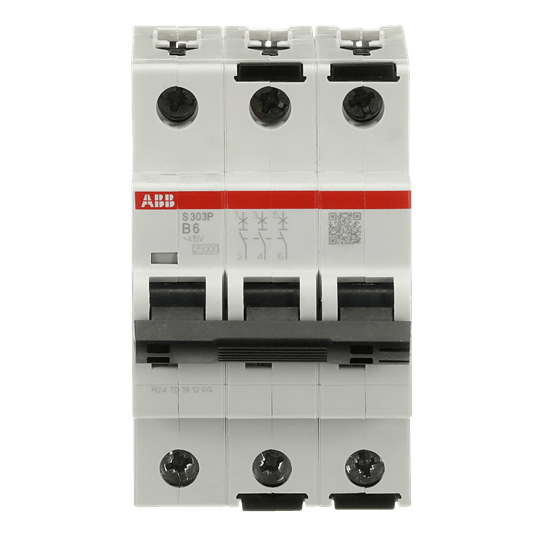 ABB SPA ABBS303PB6 S303P B 6 INTERRUTTORE AUTOMATICO 25KA 3