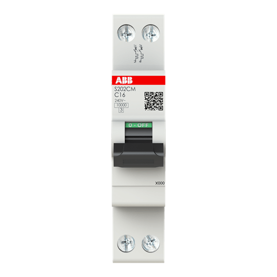 ABB SPA ABBS202CRMC16 S202CRM-C16 INTERR. AUTOMATICO 2P1M 10KA