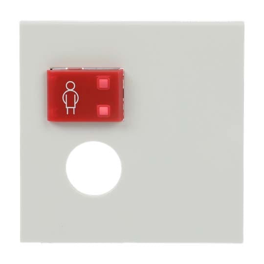 ABB SPA ABB2CSH240795R2014 88881L3N PLACCA PULS ROSSO 1 FORO ANTIB.