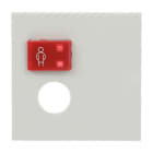 ABB SPA ABB2CSH240795R2014 88881L3N PLACCA PULS ROSSO 1 FORO ANTIB.