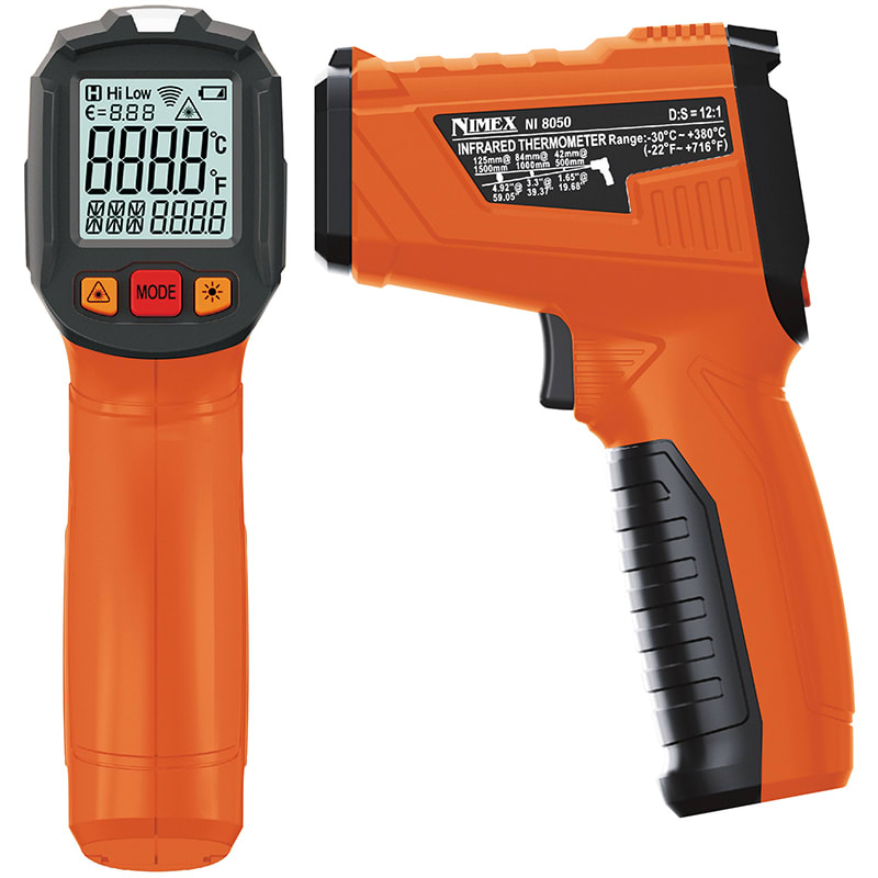 ELCART DISTRIBUTION - ERT091150000 TERMOMETRO AD INFRAROSSI NI 8050