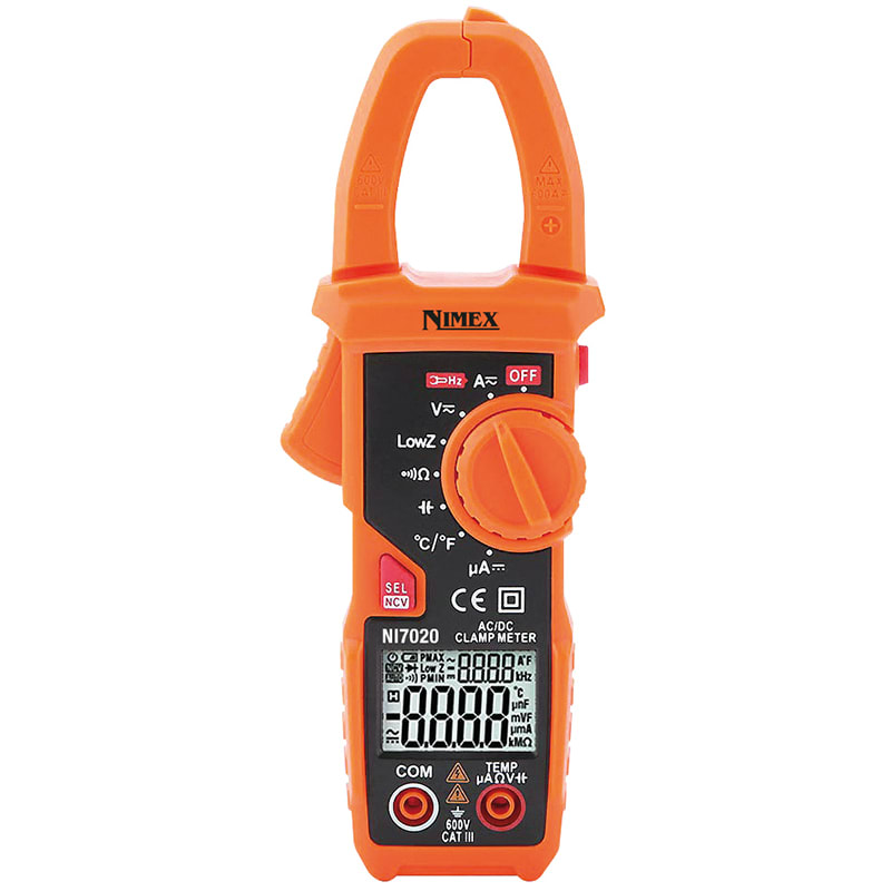 ELCART DISTRIBUTION - ERT090856000 PINZA AMP.AUTORANGE DIGIT.NI7020