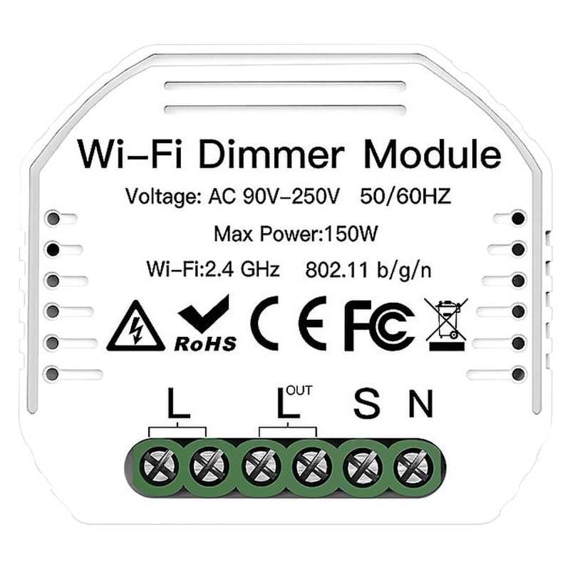 ELCART DISTRIBUTION ERT360530400 RELE CONTROLLO LUCI TUYA DIMMER