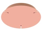 LINEA LIGHT (ILED) - ILD65151 TOUR BOX CENT. 9W DALI ROSE GOLD