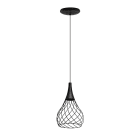 LINEA LIGHT-STILNOVO SNV8140 MONGOLFIER SOSP.D260 16W WT NERO RA