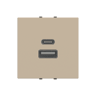ABB SPA ABBZ1183CV N2285.4 CV CARICATORE USB-A+C 15W -2M