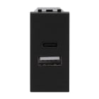 ABB SPA ABBZ1180AN N2185.3 AN CARICATORE USB-A+C 10,5W -1M