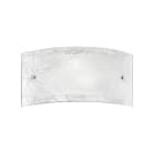 ROSSINI - RSSA.1052-30-CRI APPLIQUE IN VETRO OPALE SERIGRAFATO E27