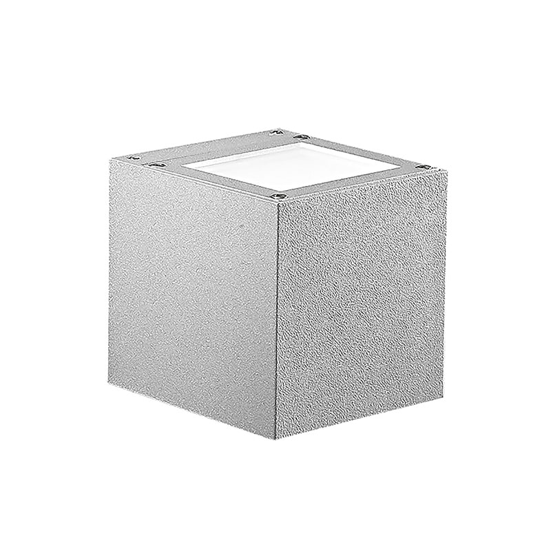 ROSSINI RSSA.124-GR-LED-F APPLIQUE BIEMISSIONE QUADRATA GRIGIA LED