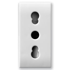AVE AVE441006/15TS PRESA BIPASSO 2P+T 10/16A DOMUS 1M