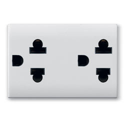 AVE - AVE441033TD2/3 DOPPIA PRESA EUROUSA 16A DOMUS 3M