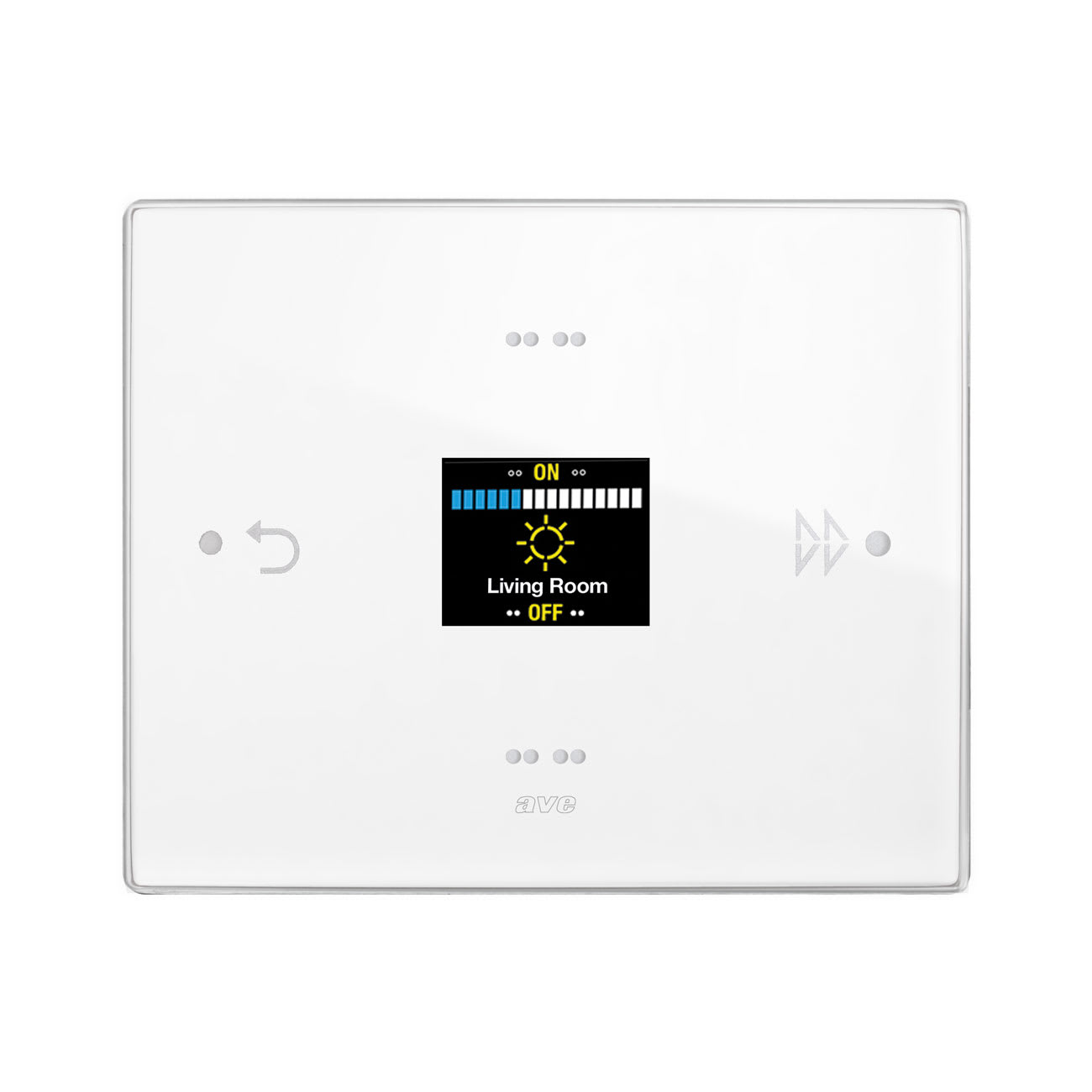 AVE - AVE441KNXMF-BL ROOM CONTROLLER KNX VETRO BIANCO