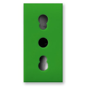 AVE AVE442006/15TSV PRESA BIPASSO 2P+T VERDE S44 1M