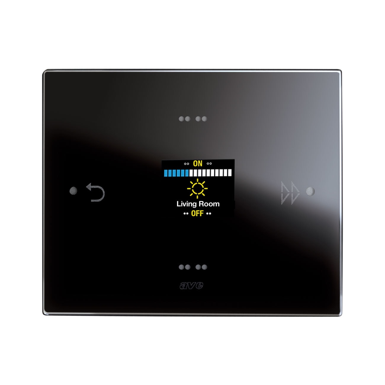 AVE - AVE442KNXMF-NAL ROOM CONTROLLER KNX VETRO NERO