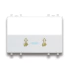 AVE - AVE442TC88 PULSANTE TOUCH CAMPANELLO 1P NA 3M