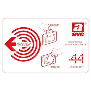 AVE - AVE44339CHM-M CARD MIFARE DI TIPO MASTER