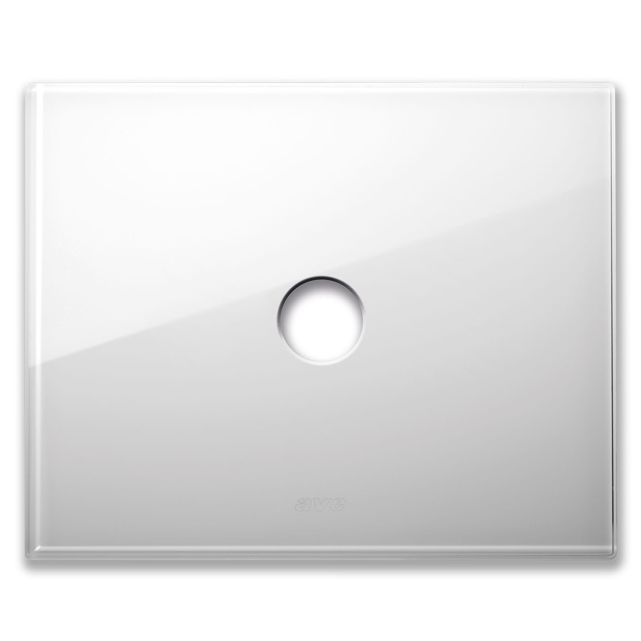 AVE - AVE44PVN01BL PLACCA NEW STYLE VETRO BIANCA 1COM