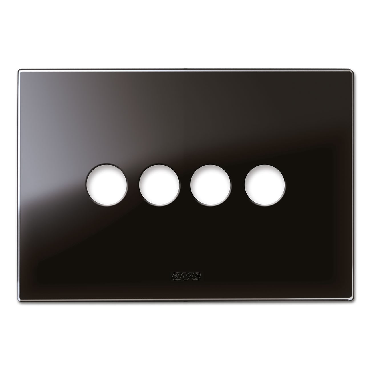 AVE AVE44PVN04NAL PLACCA NEW STYLE VETRO NERO AS.4COM