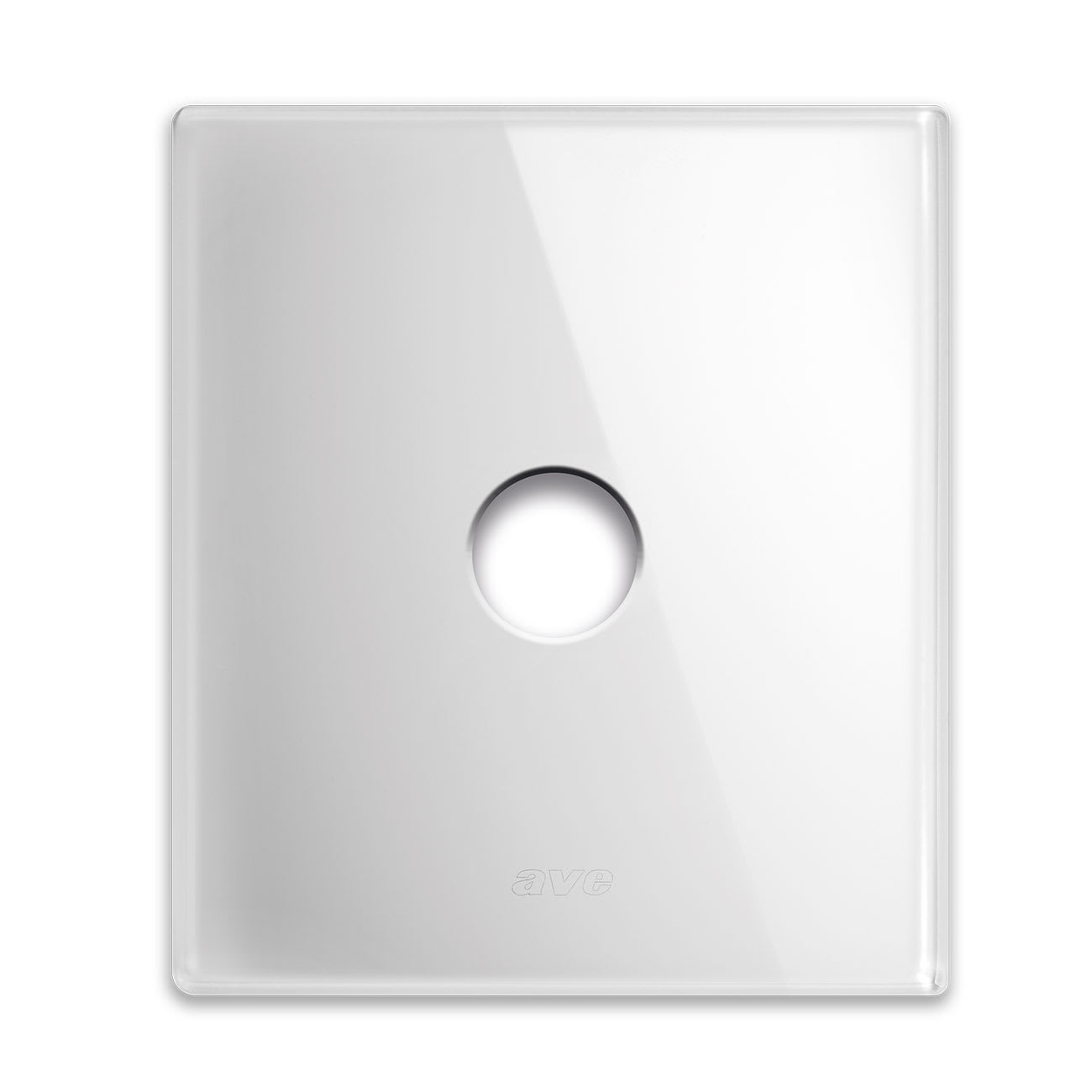 AVE - AVE44PVNT21BL PLACCA NEW STYLE VETRO BIANCA 1COM