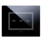AVE AVE44PVTC3NAL PLACCA VERATOUCH NERO ASSOLUTO 3COM