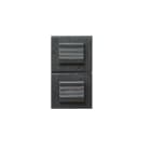 AVE - AVE45355 DOPPIO PULSANTE NA 1P 10A NOIR