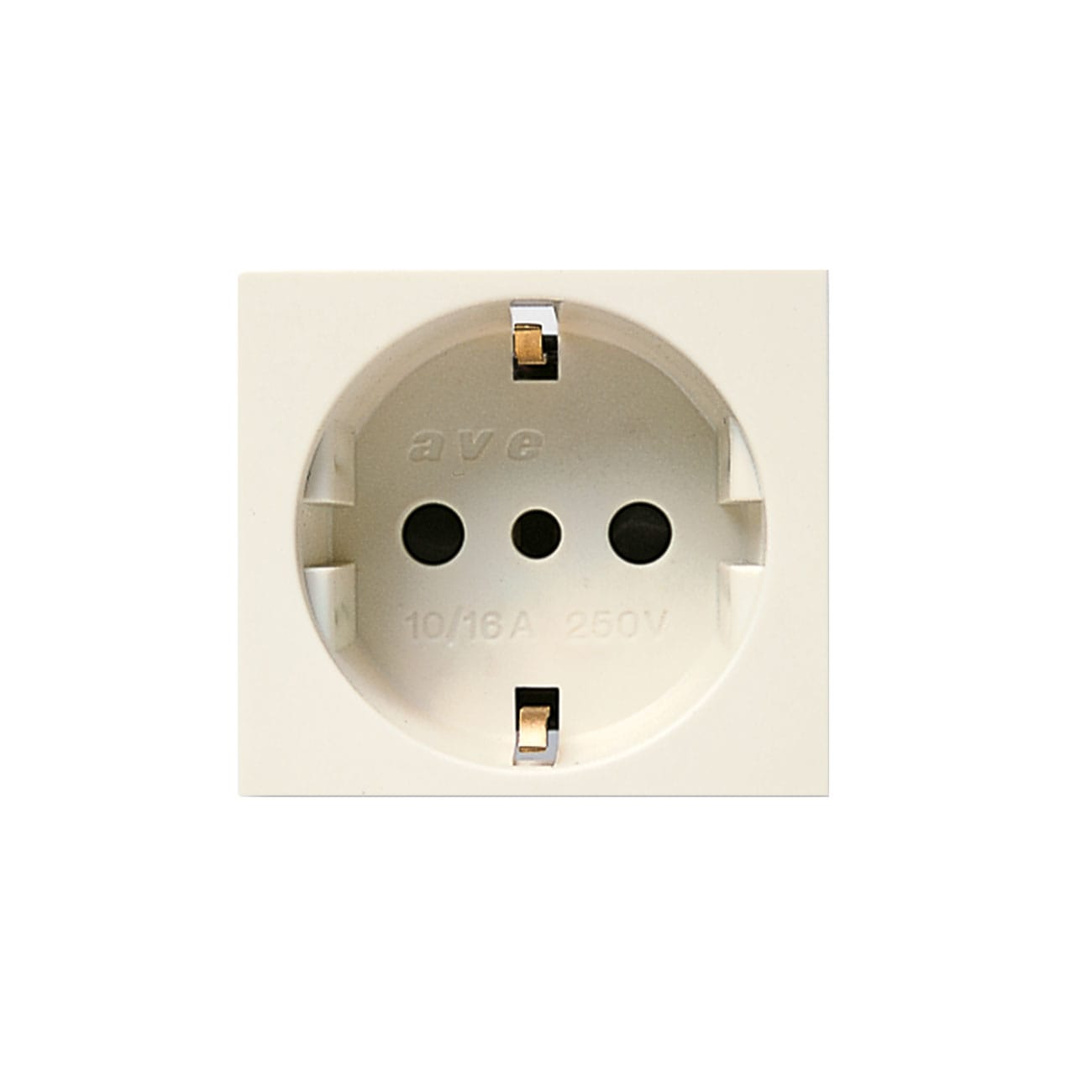 AVE AVE45990TS PRESA SCHUKO P30 2P+T 16A BLANC