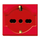 AVE AVE45B90/15TSR PRESA UNEL BIPASSO 2X10/16A+T-ROSSA
